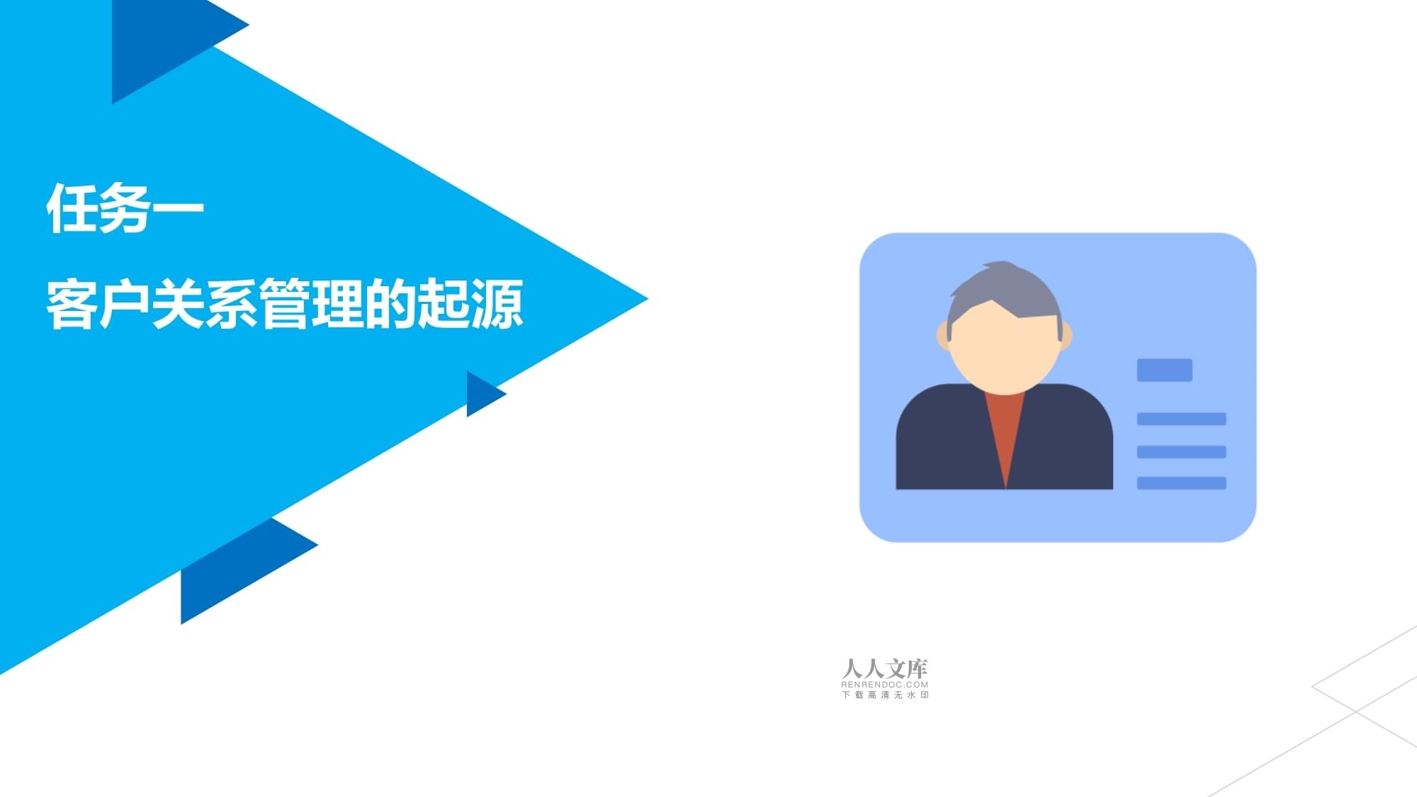 客户关系管理-课件-项目一-认识客户关系管理